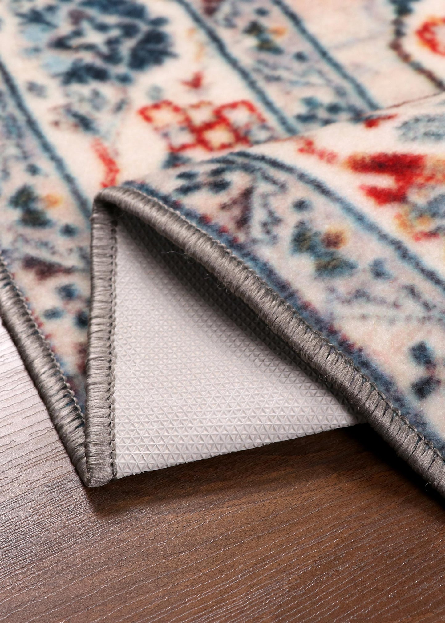 Multi Color Medallion Print Rug