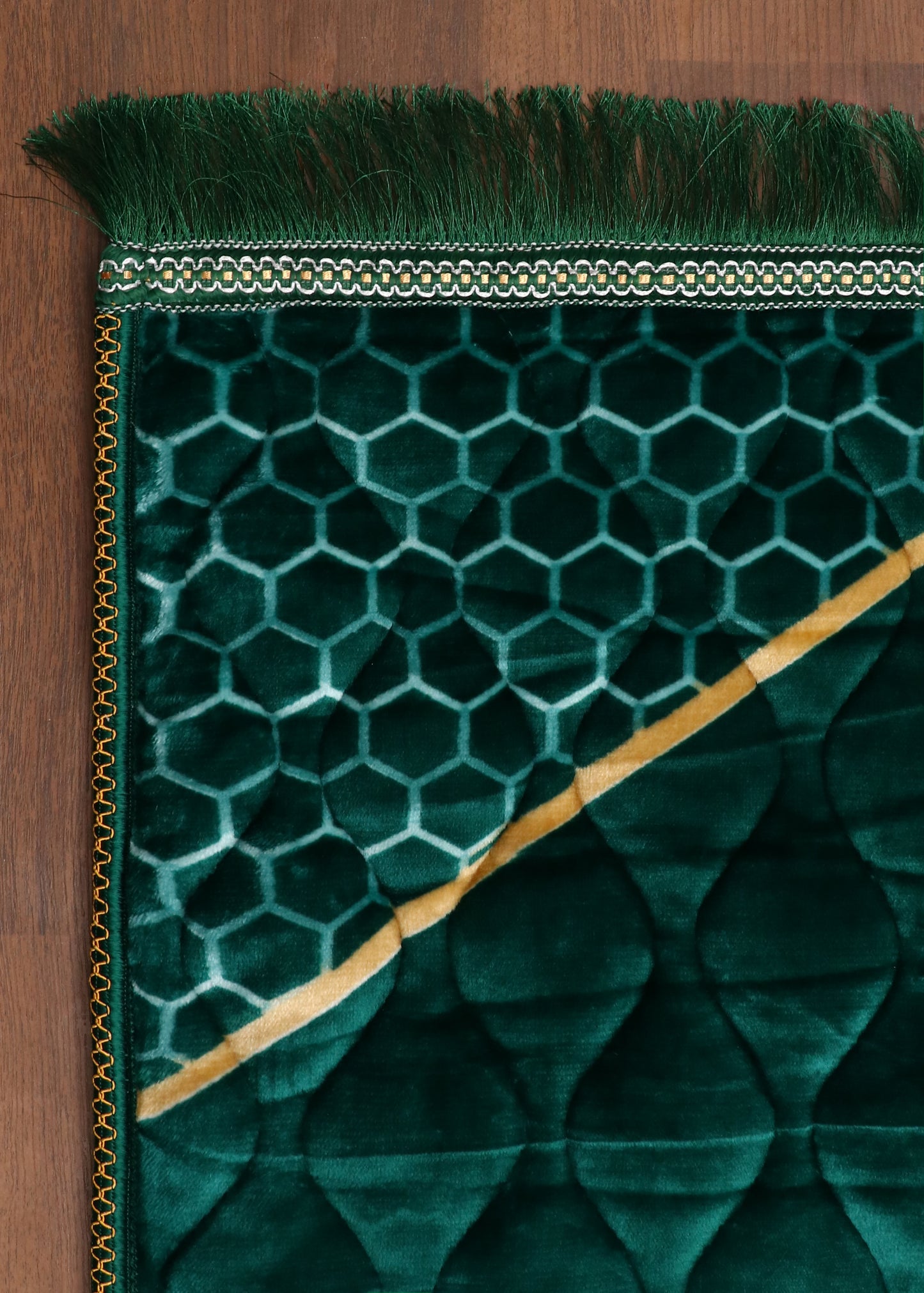 Green Velvet Prayer Mat