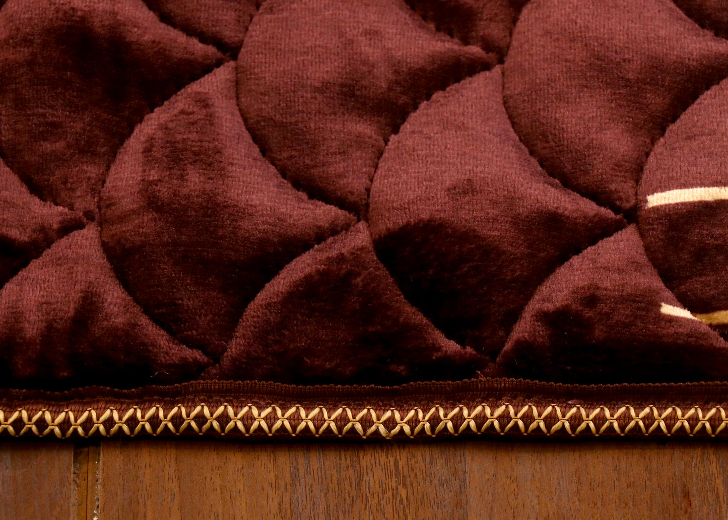 Mihrab Arch Quilted Brown Prayer Mat