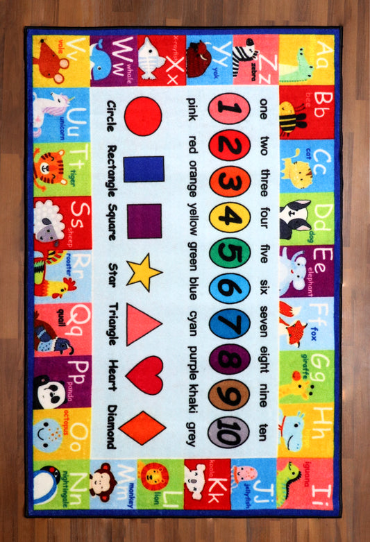 Colorful Learning Rug for Kids