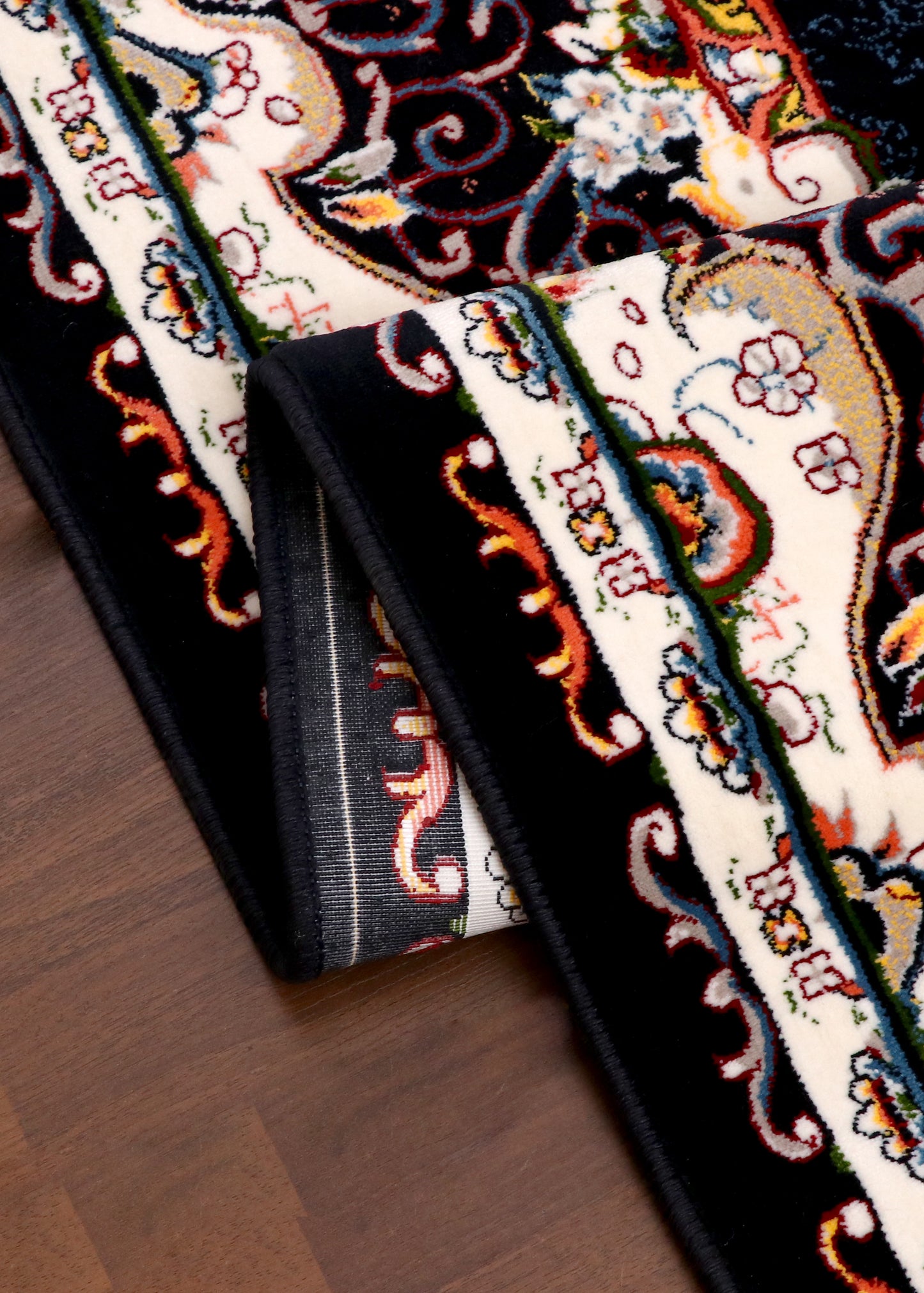 Baroque Noir Area Rug