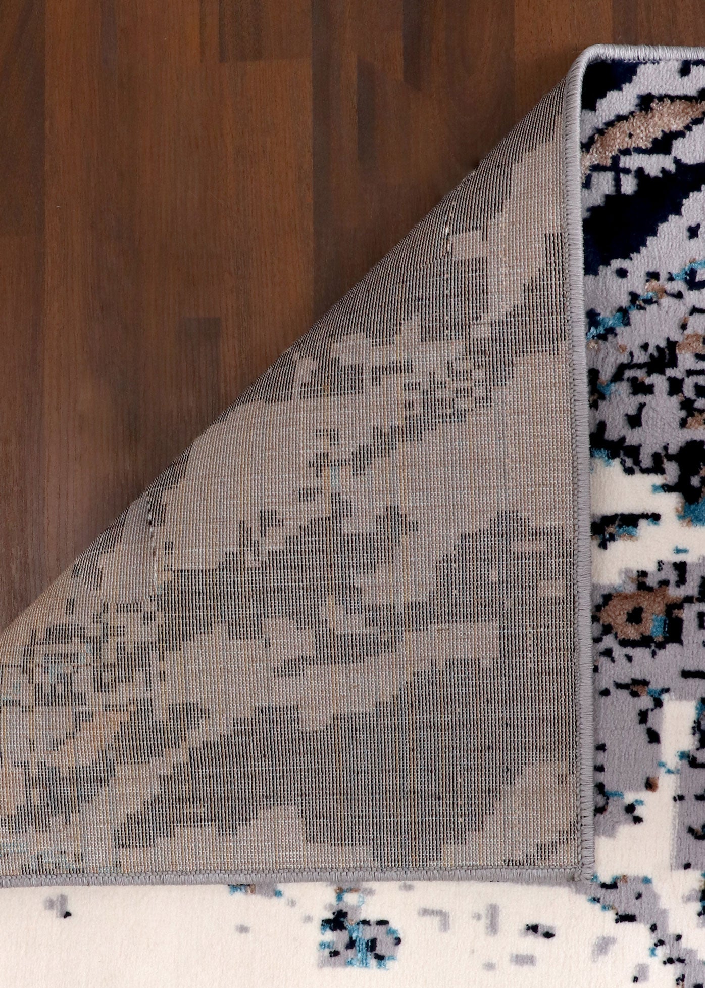 Turkish Earth Tone Abstract Rug