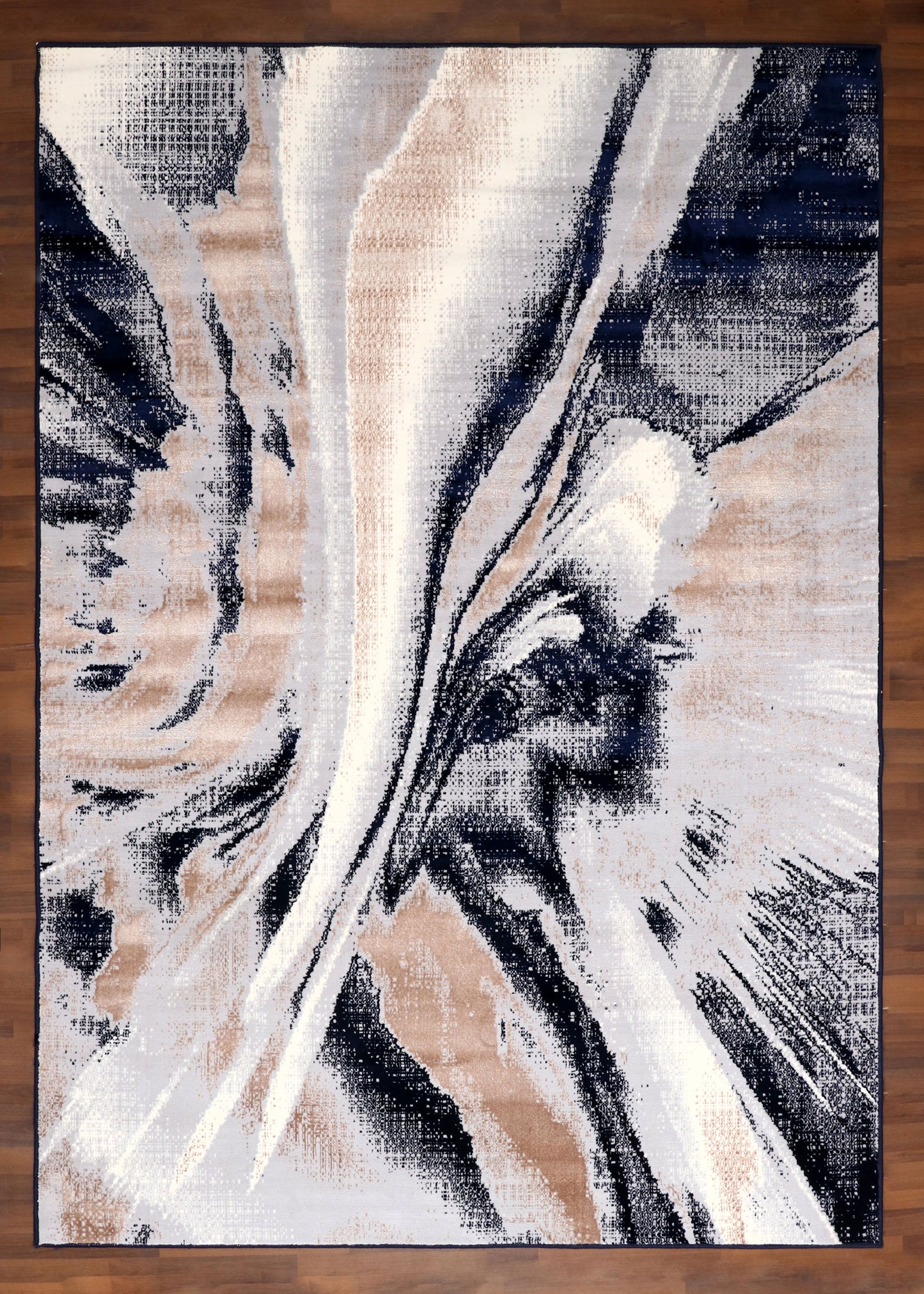 Turkish Abstract Swirl Rug