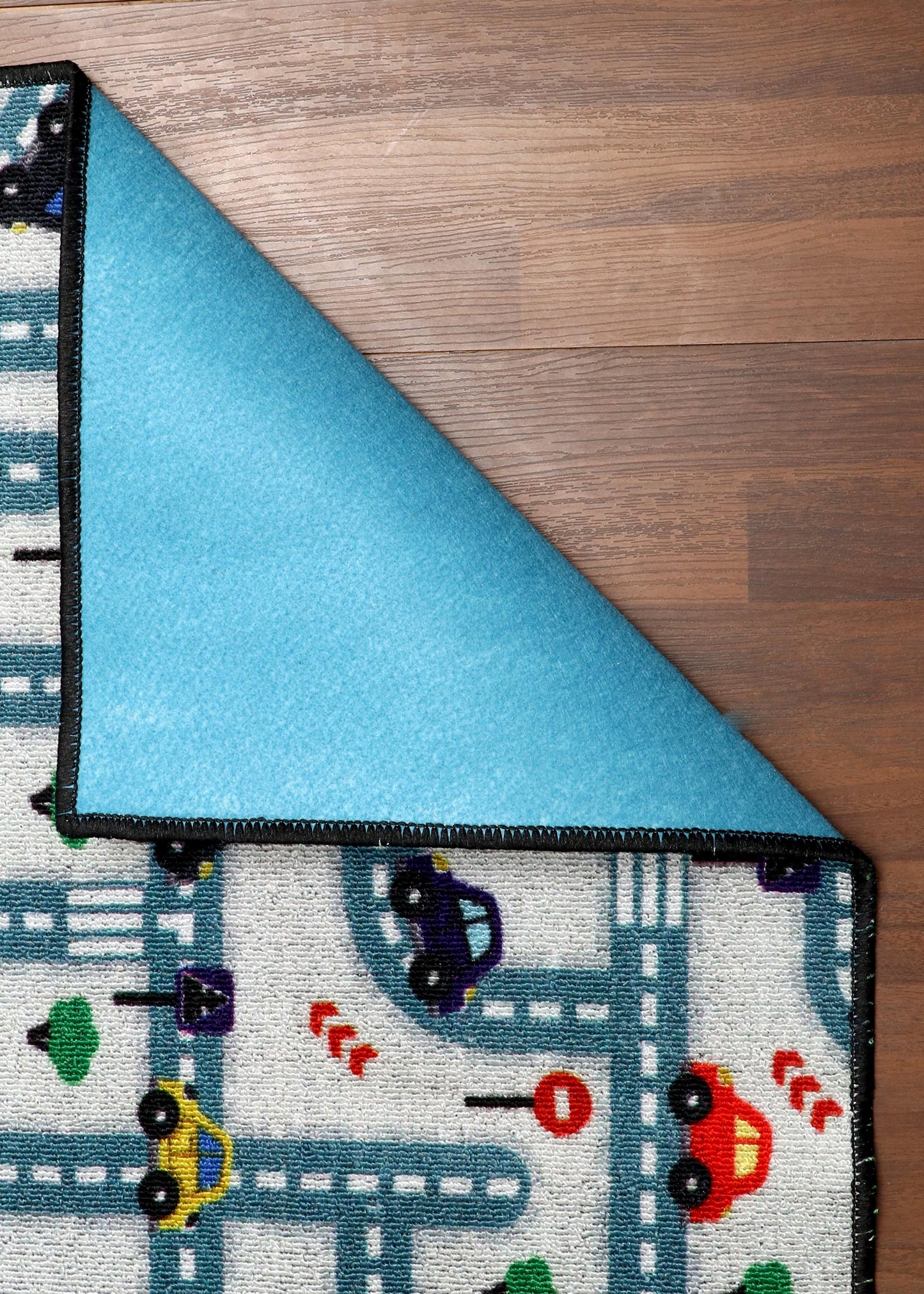 Racing Tracks Adventure Play Rug for Kids