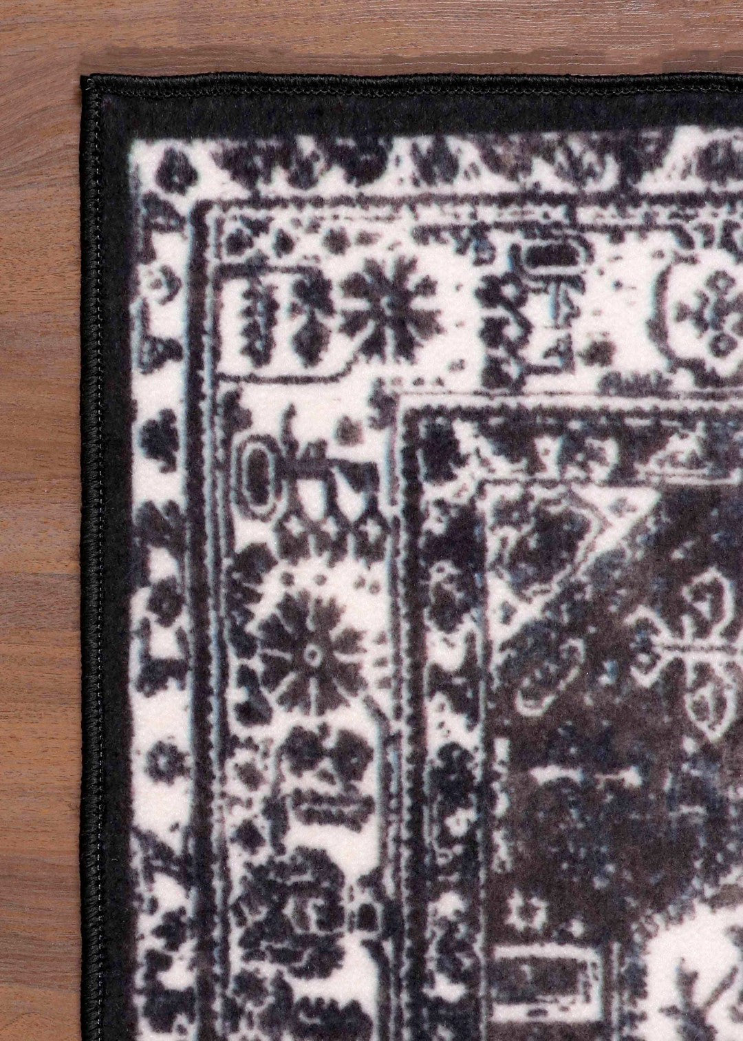 Charcoal Elegance Ornate Rug