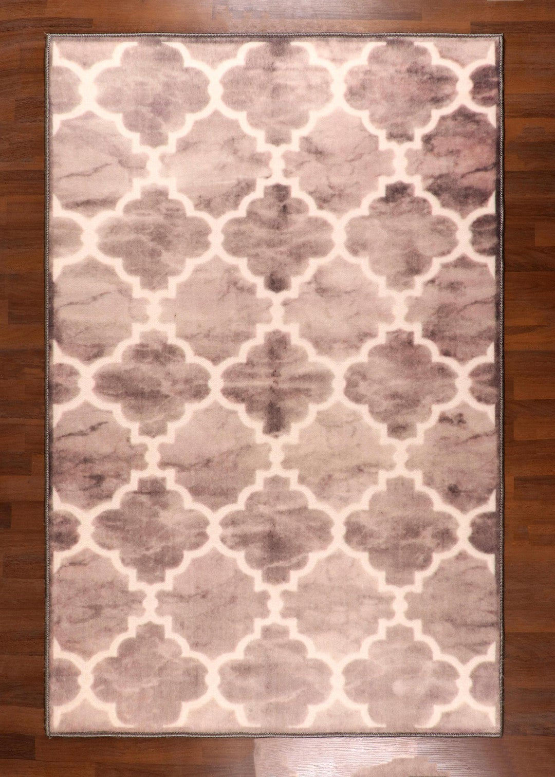 Chic Charcoal Trellis Rug