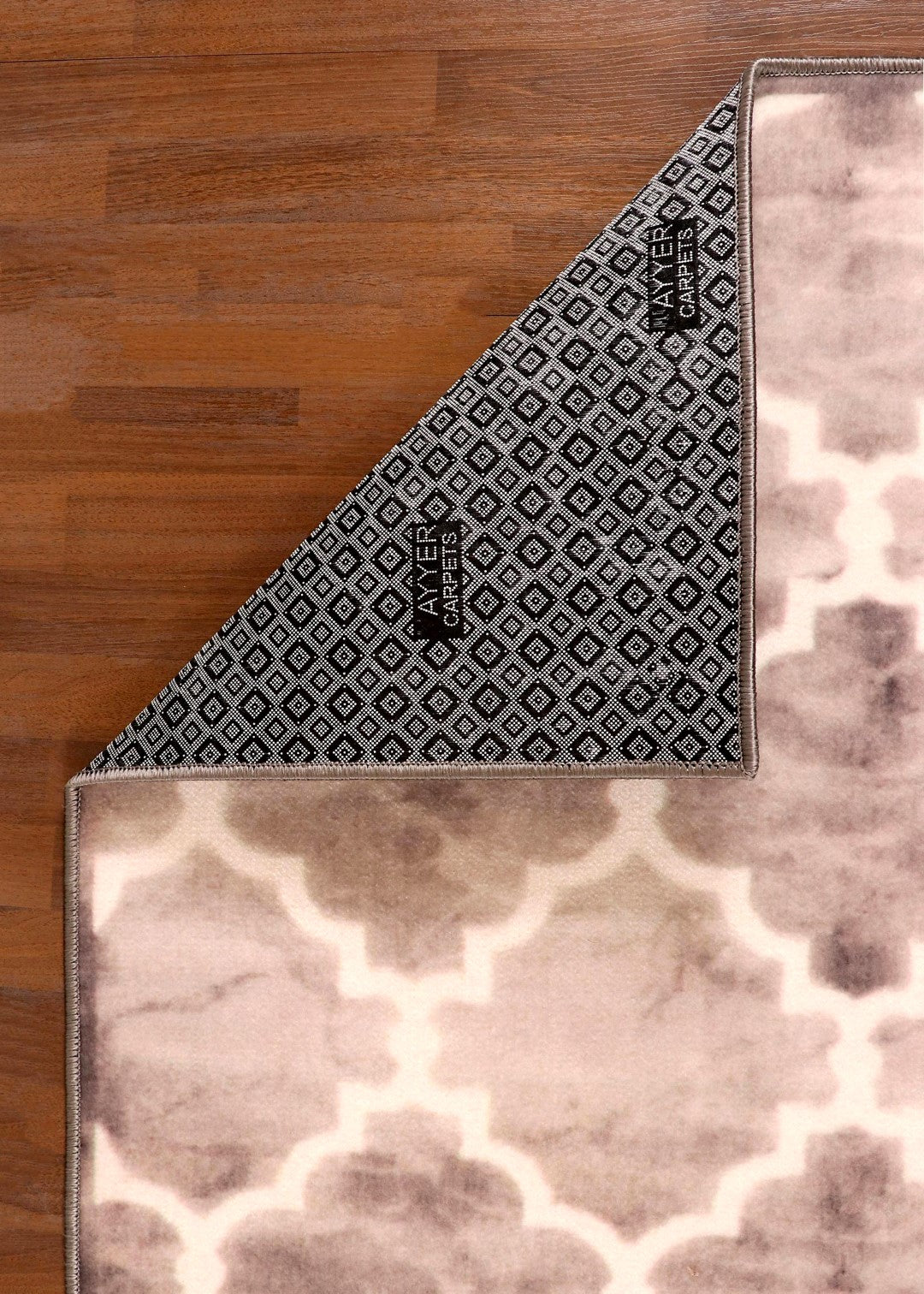 Chic Charcoal Trellis Rug