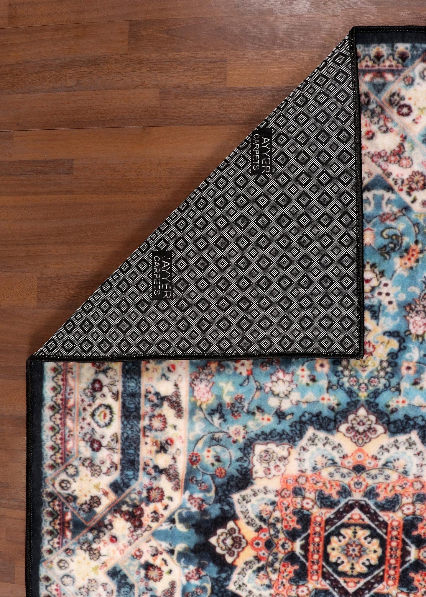 Azure Medallion Splendor Rug
