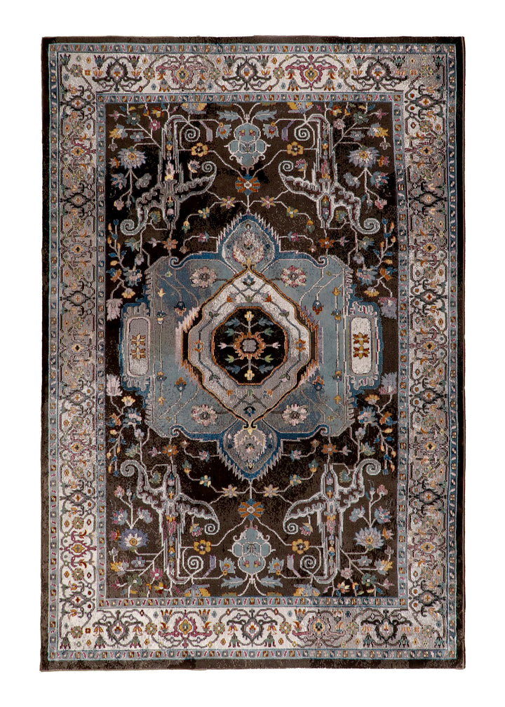 Enchanted Midnight Floral Rug