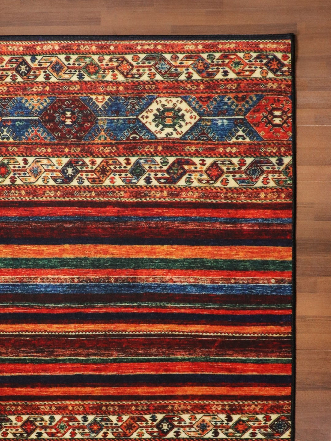 Multi Color Kazak Print Rug