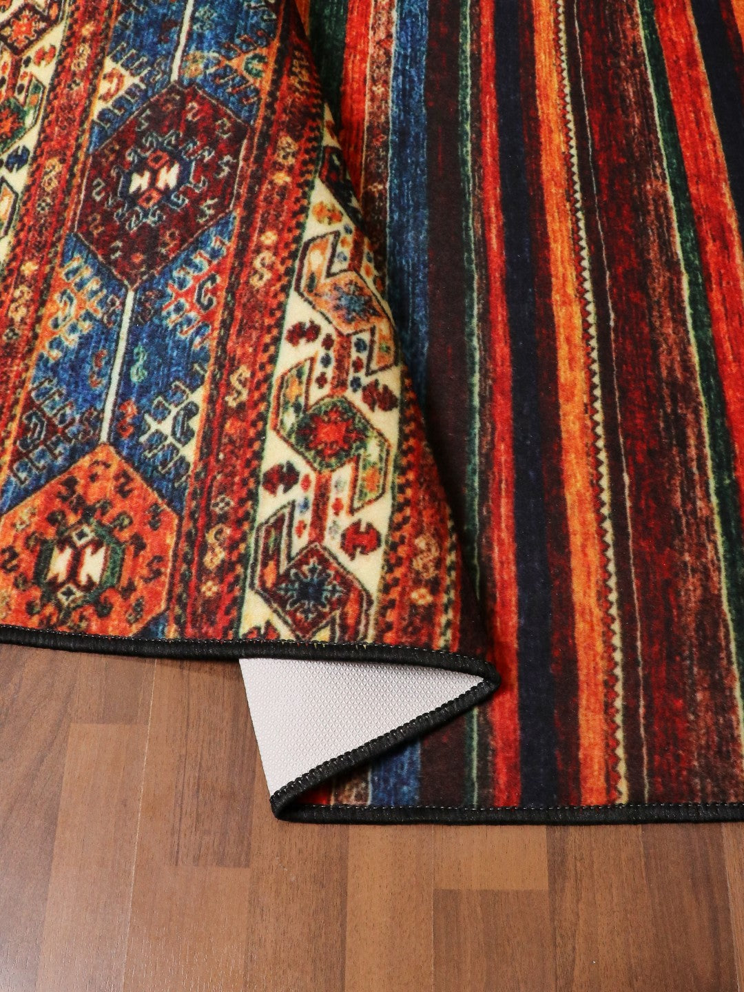 Multi Color Kazak Print Rug