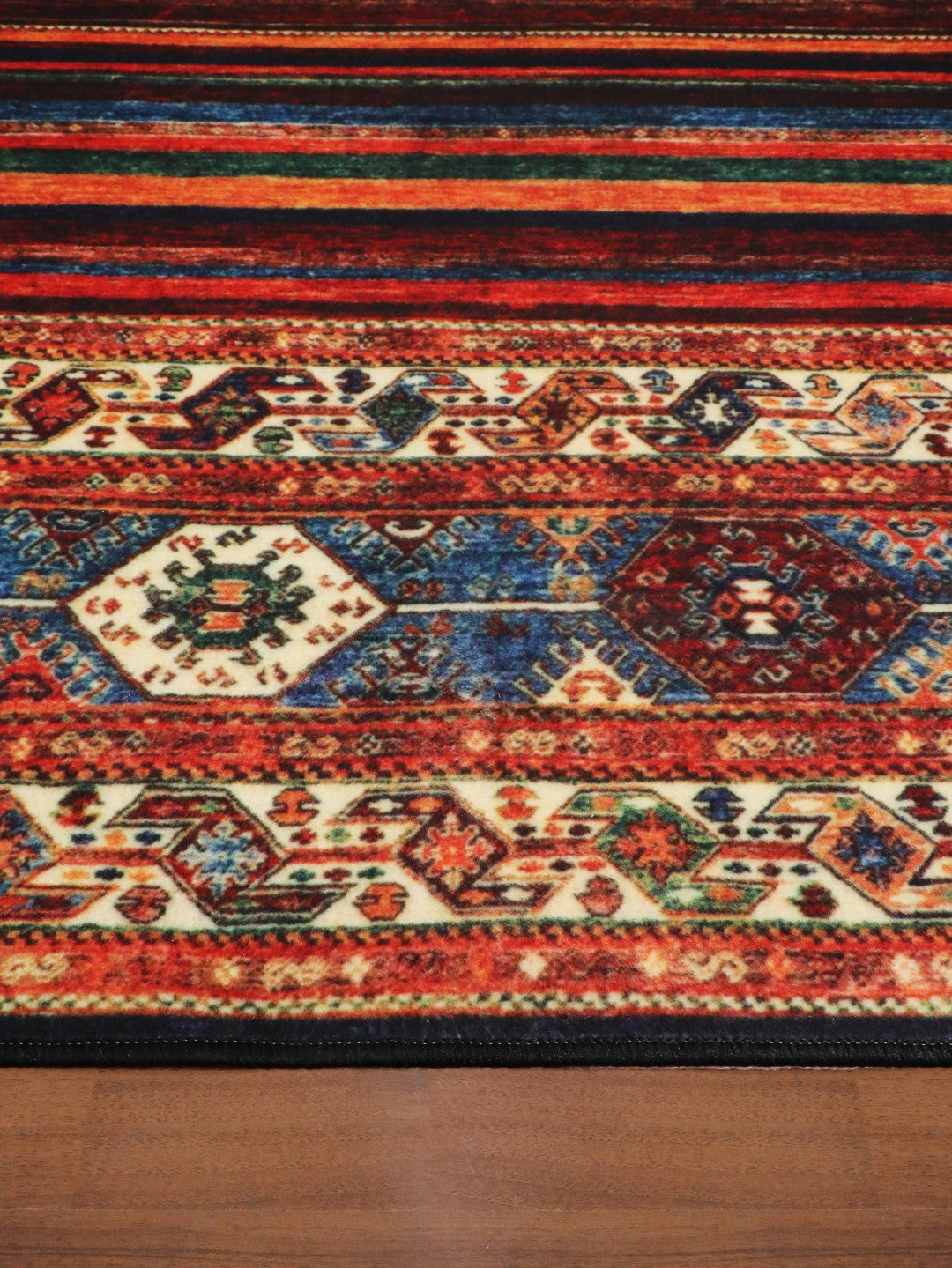 Multi Color Kazak Print Rug
