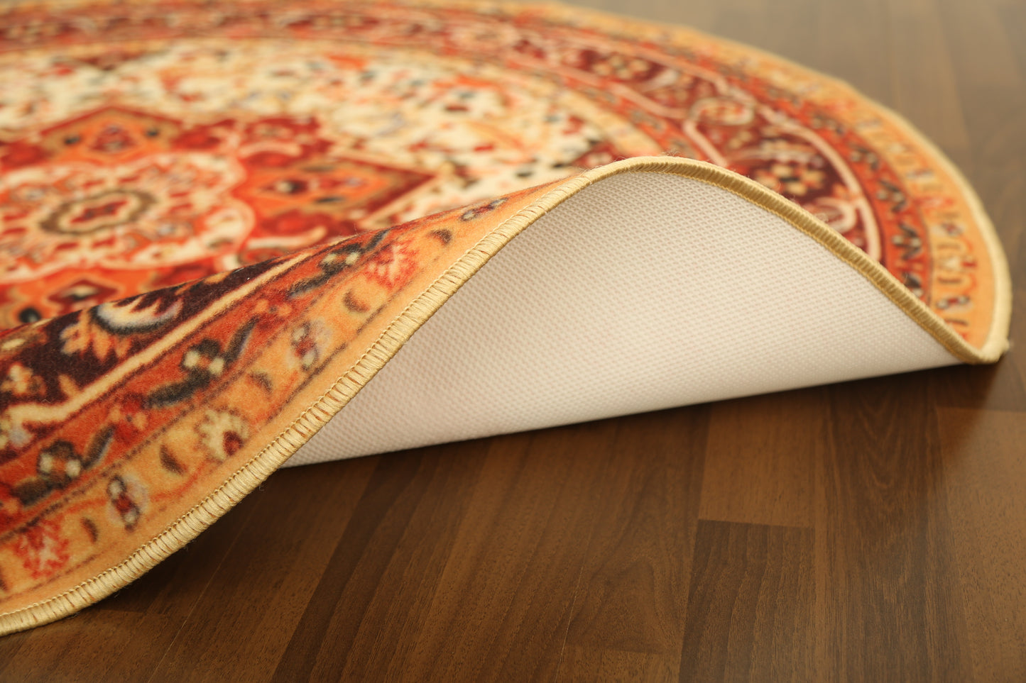 Multi Color Geometric Print Rug