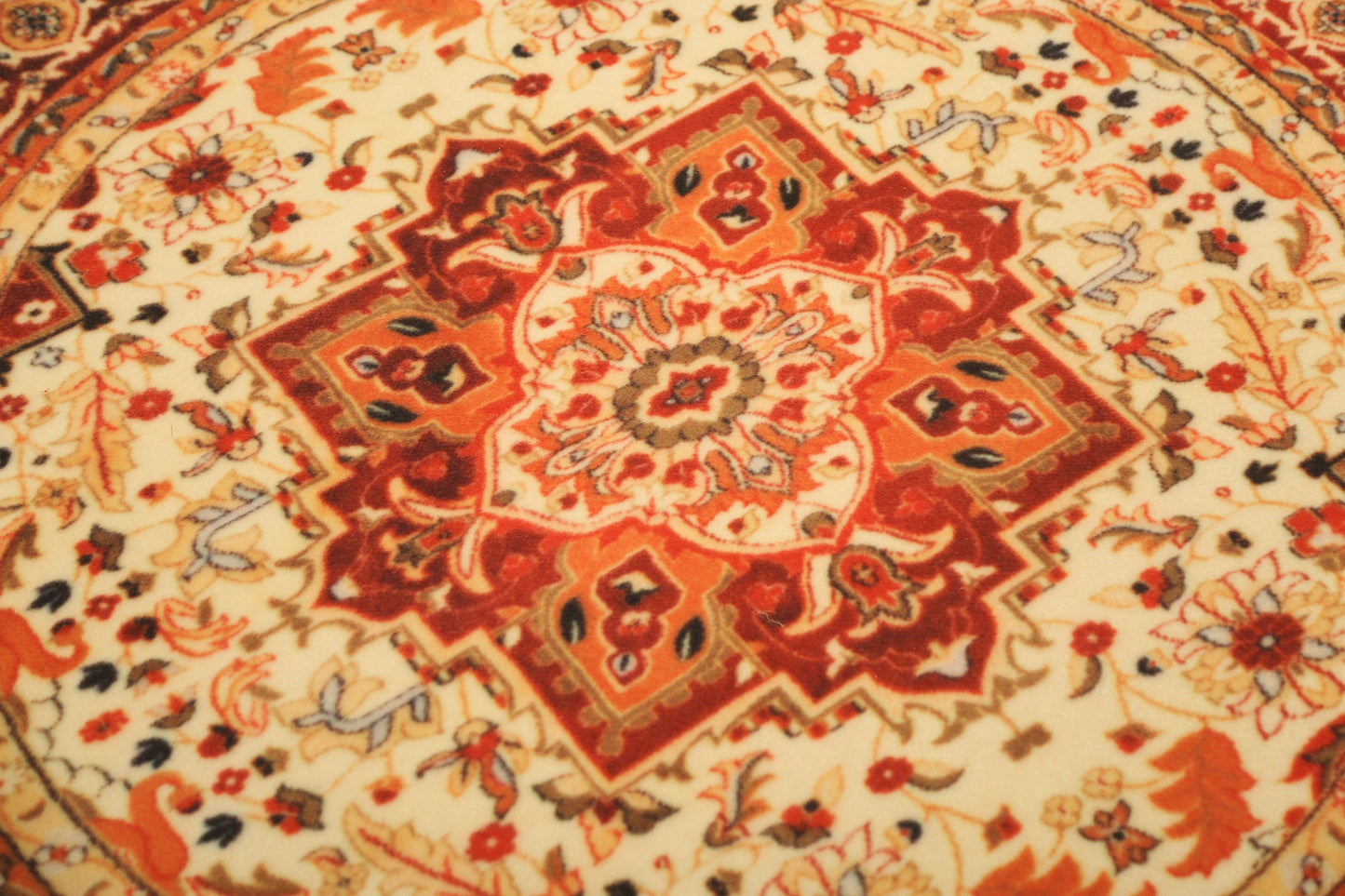 Multi Color Geometric Print Rug