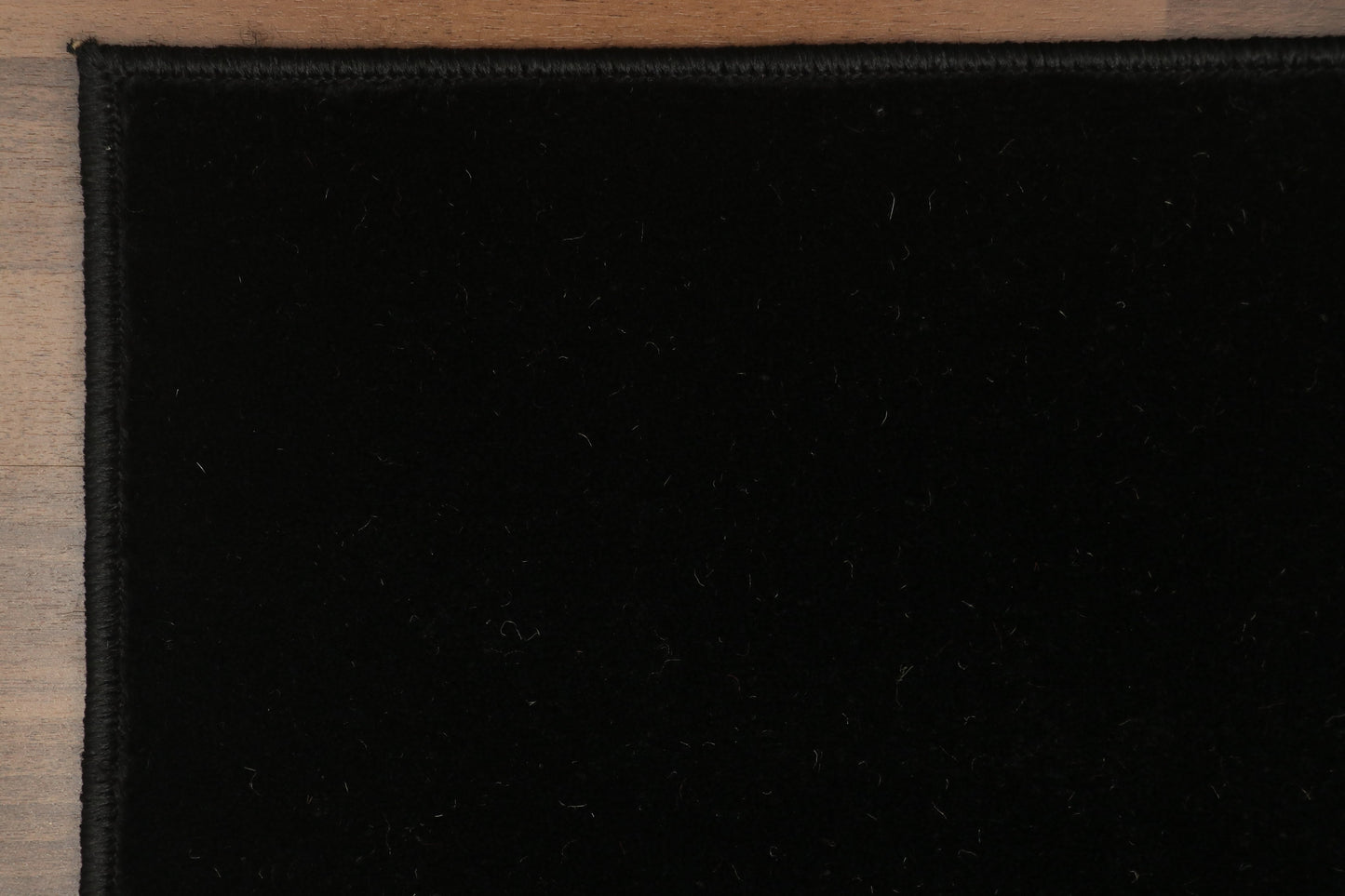 Black Plain Rug