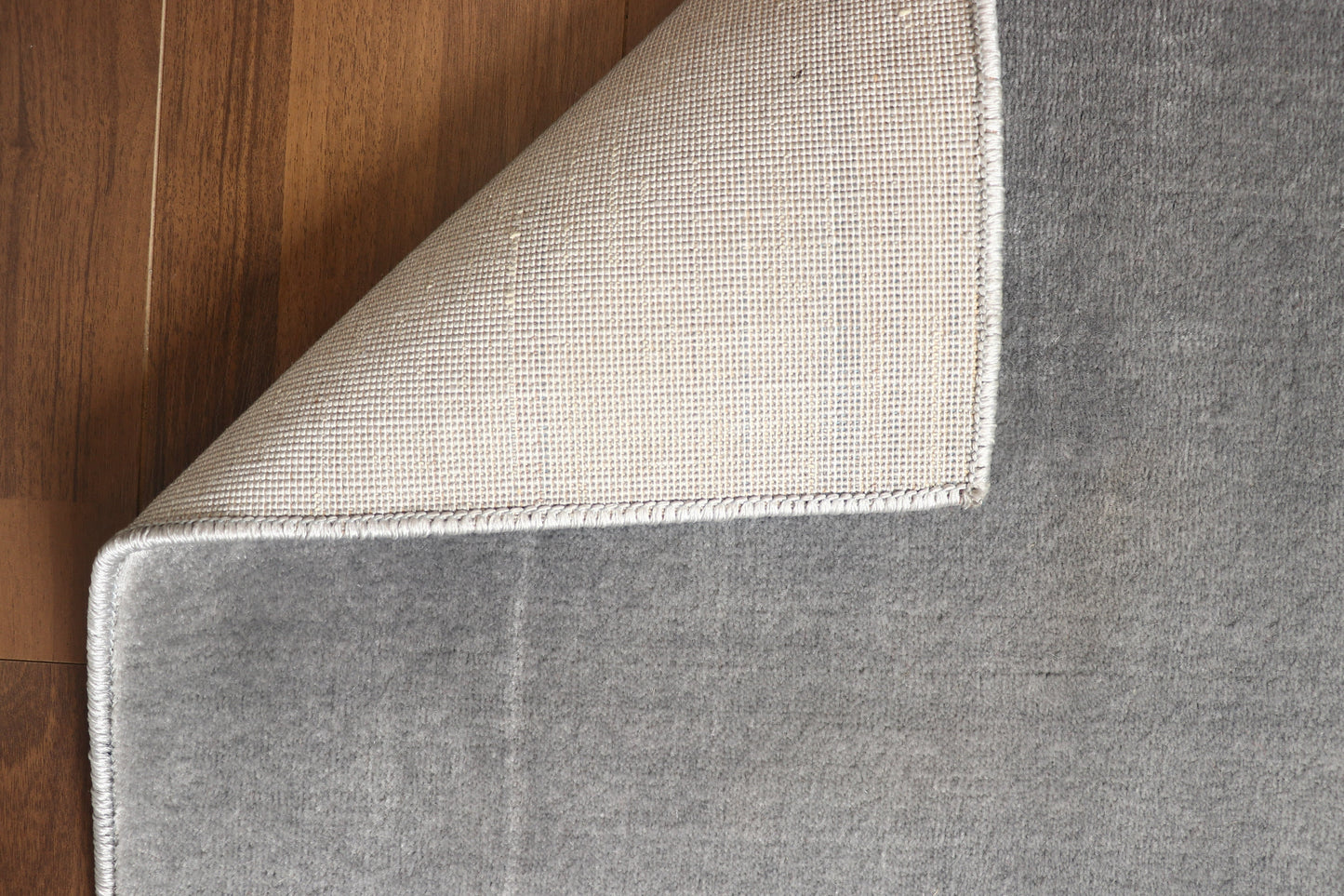 Grey Plain Rug