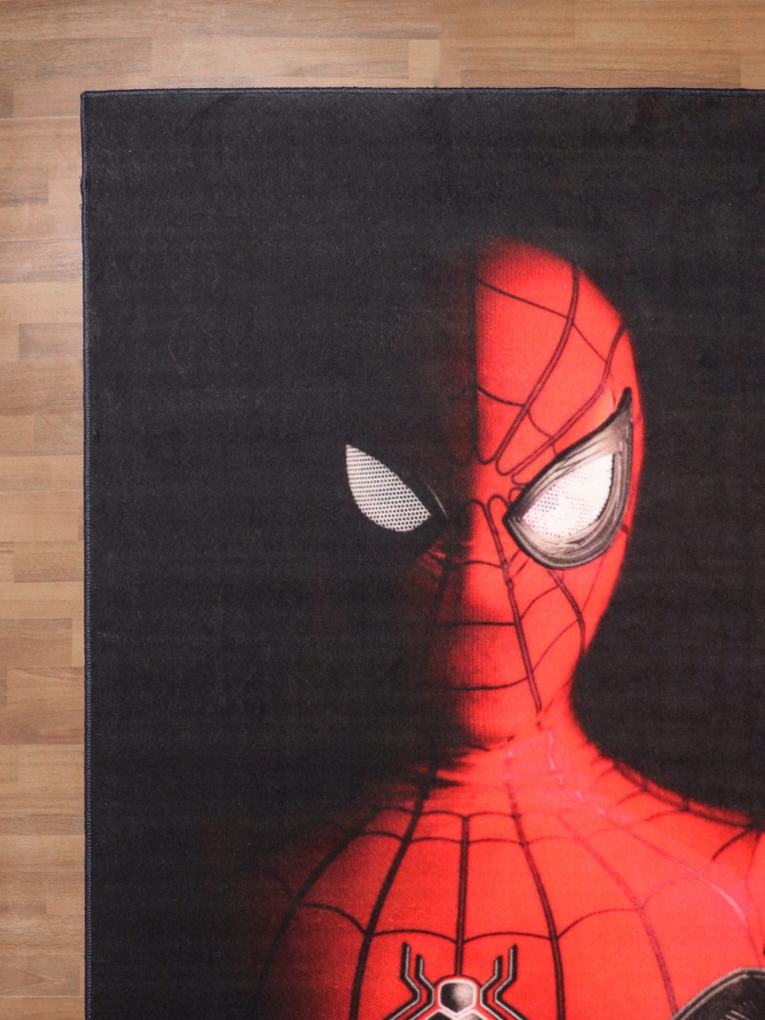 Black Red Spider-Man Rug