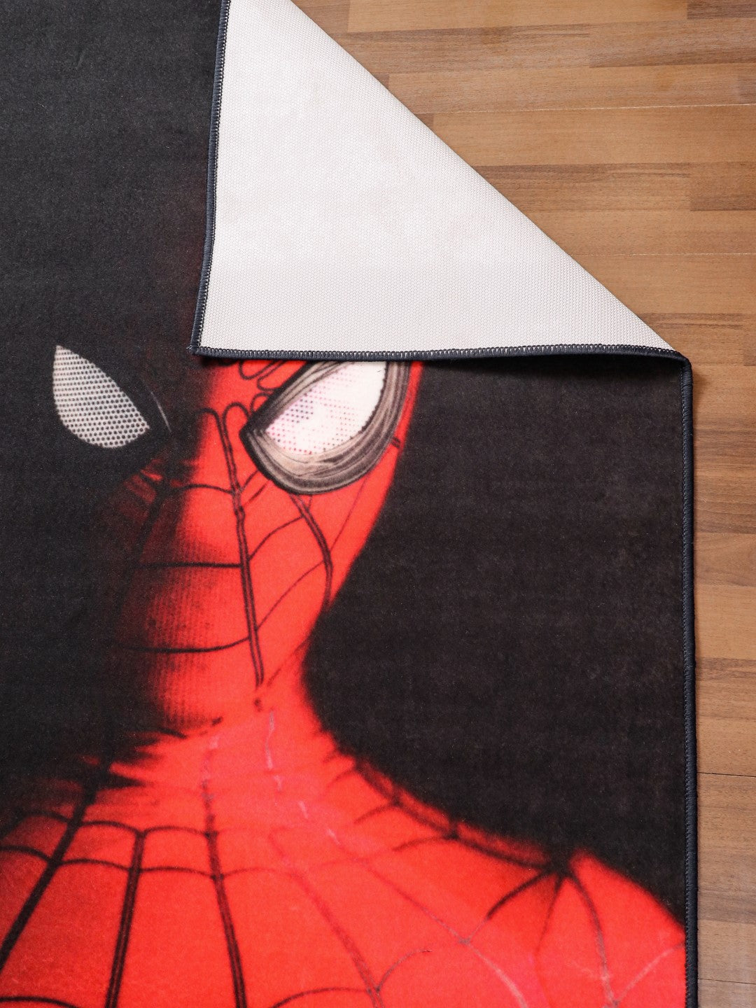 Black Red Spider-Man Rug