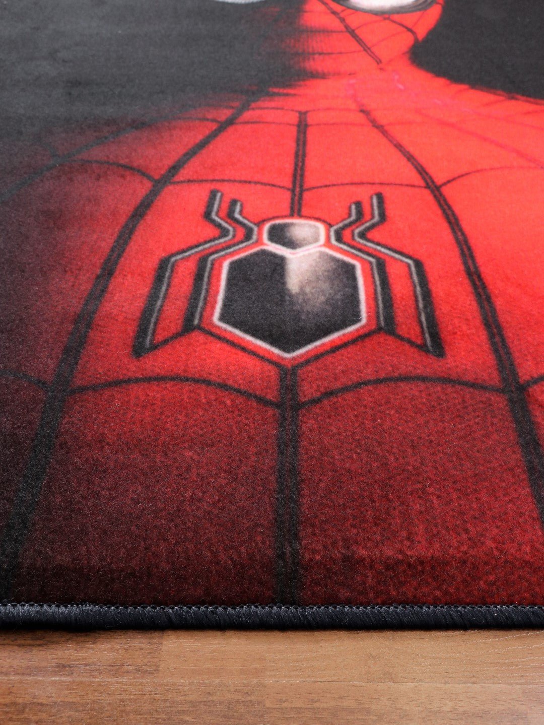 Black Red Spider-Man Rug