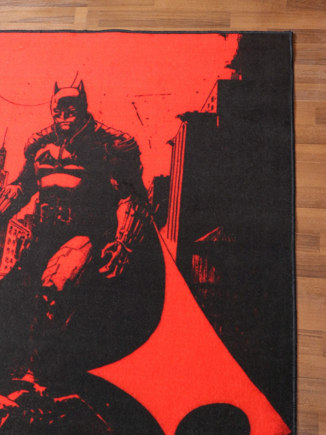 Black and Red Batman Rug