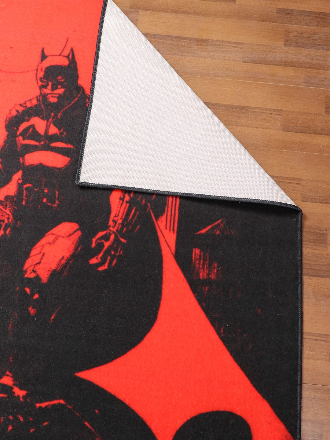 Black and Red Batman Rug