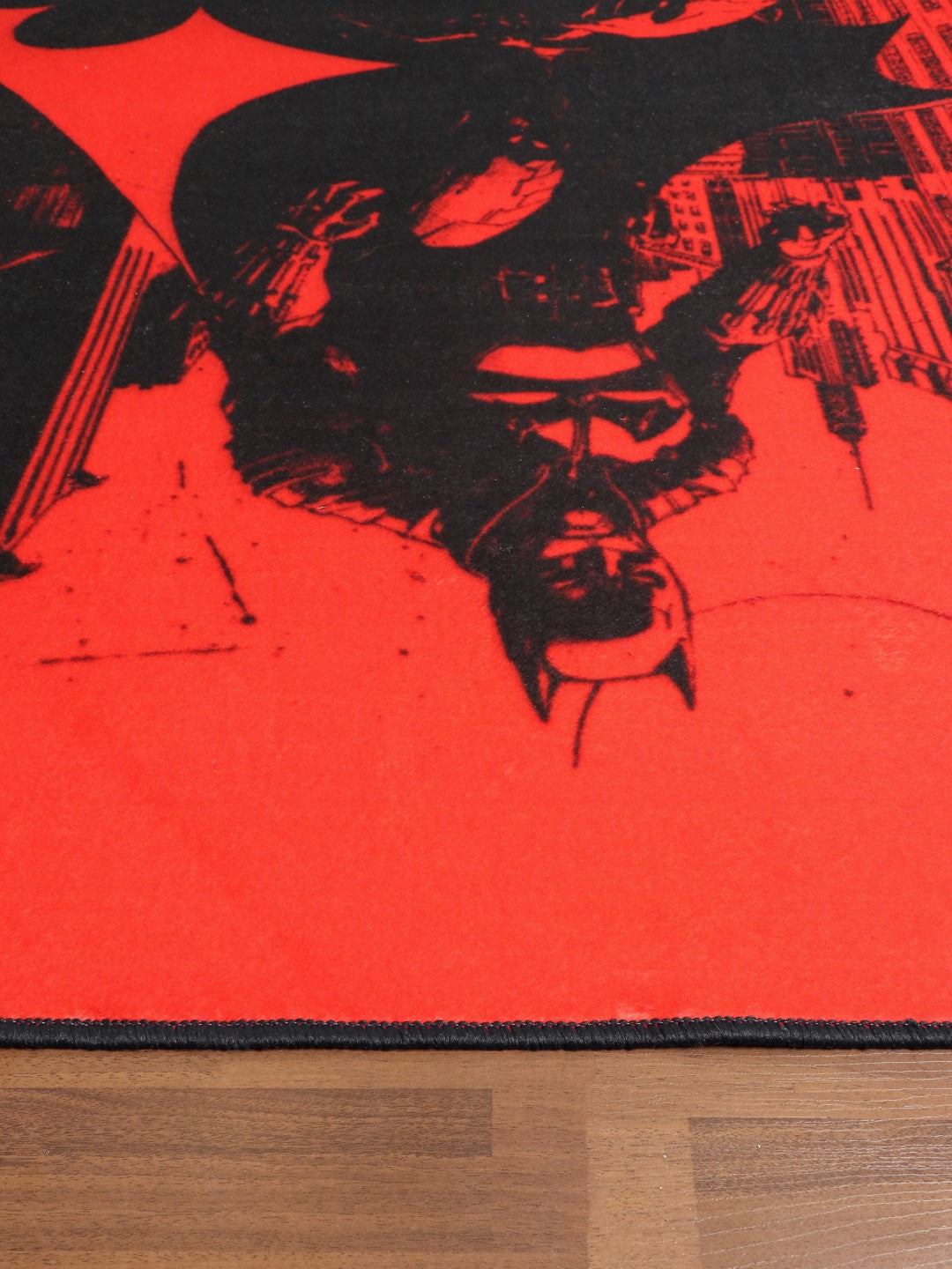 Black and Red Batman Rug