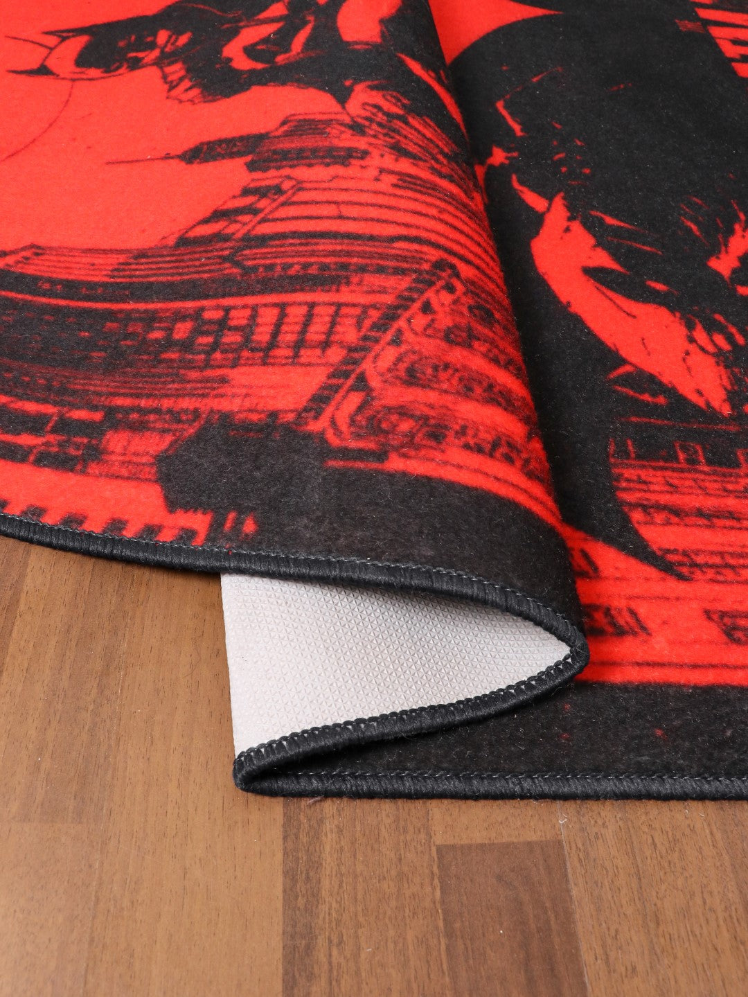 Black and Red Batman Rug