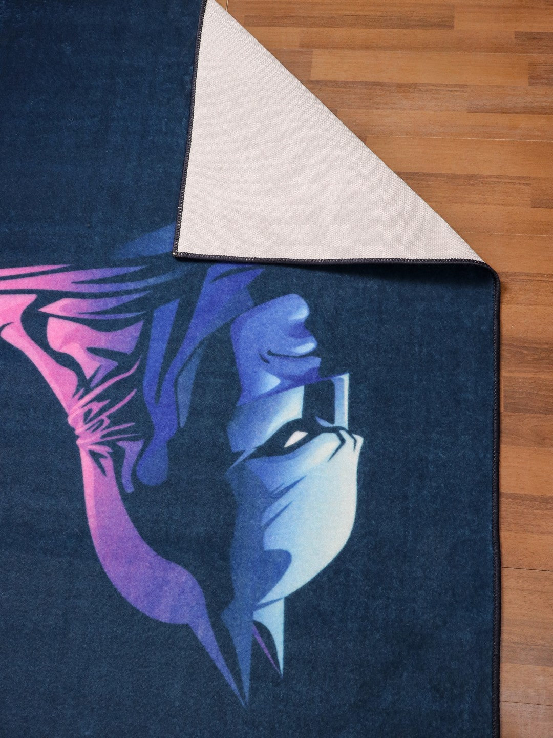 Blue Multi Color Batman Rug
