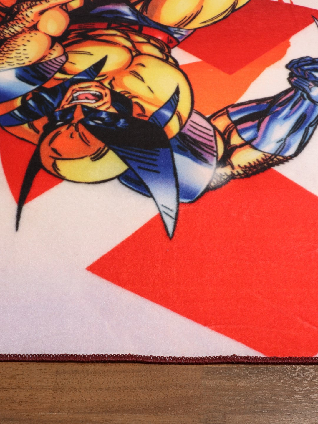 Multi Color Wolverine X-Men Print Rug