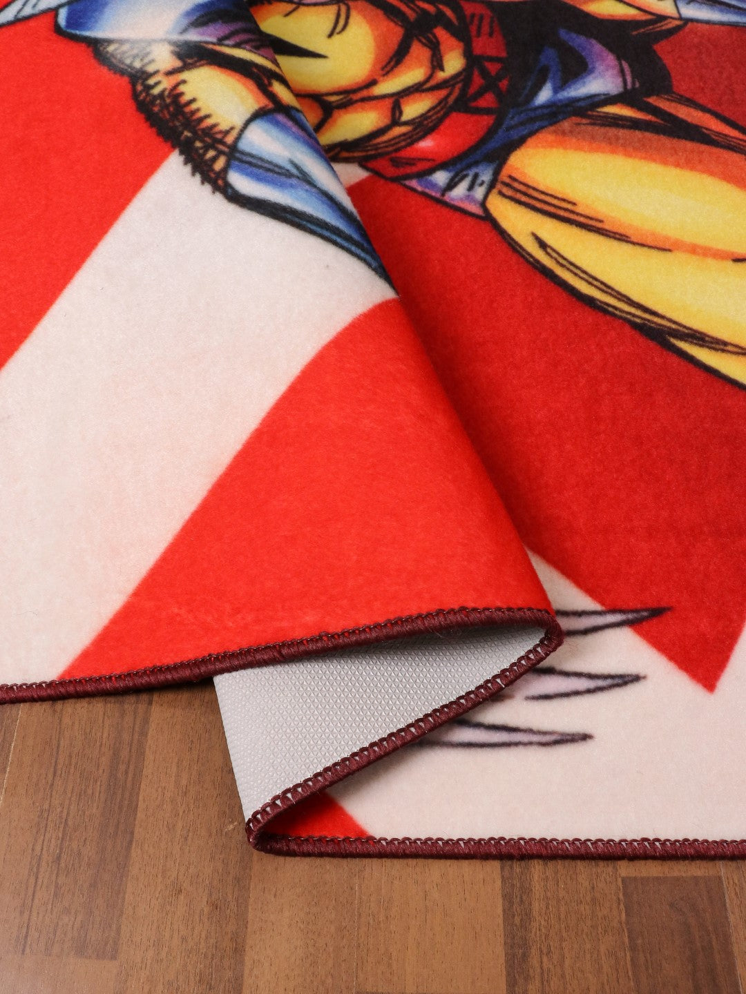 Multi Color Wolverine X-Men Print Rug