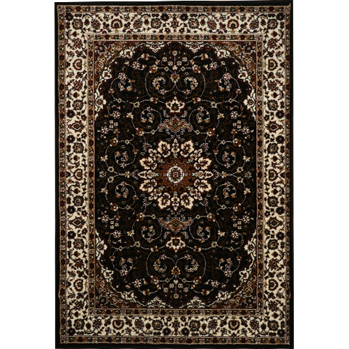 Rectangle Oriental Woven Rug Jute Back