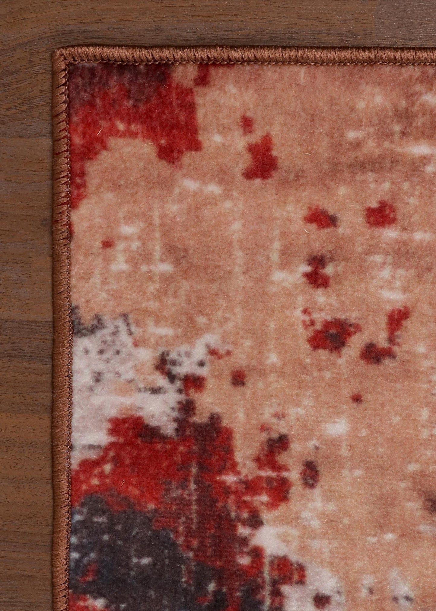 Multi Color Abstract Print Rug