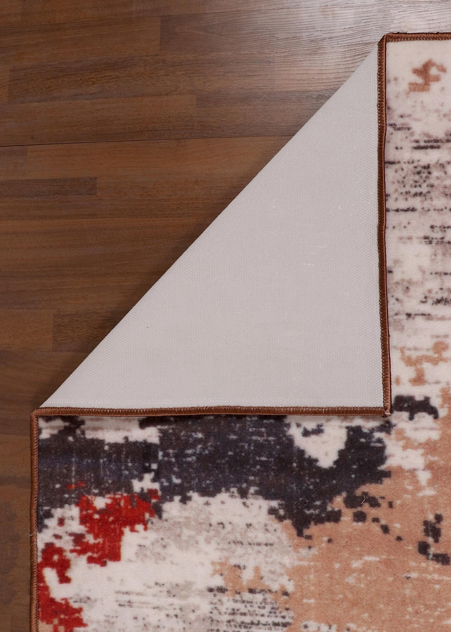Multi Color Abstract Print Rug
