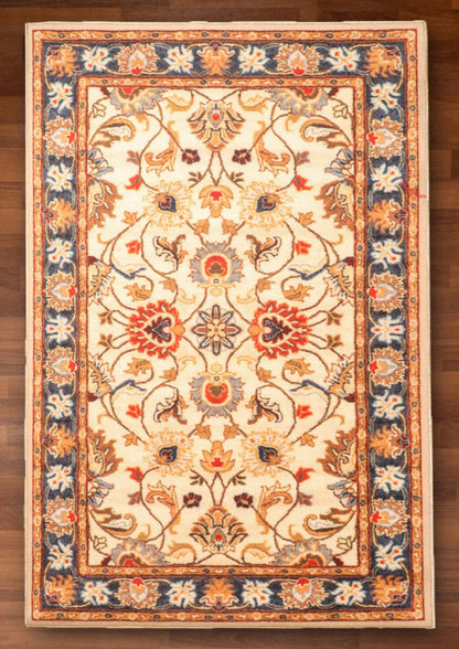 Multi Color Floral Print Rug