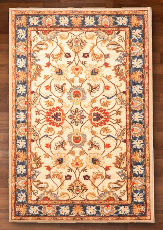 Multi Color Floral Print Rug