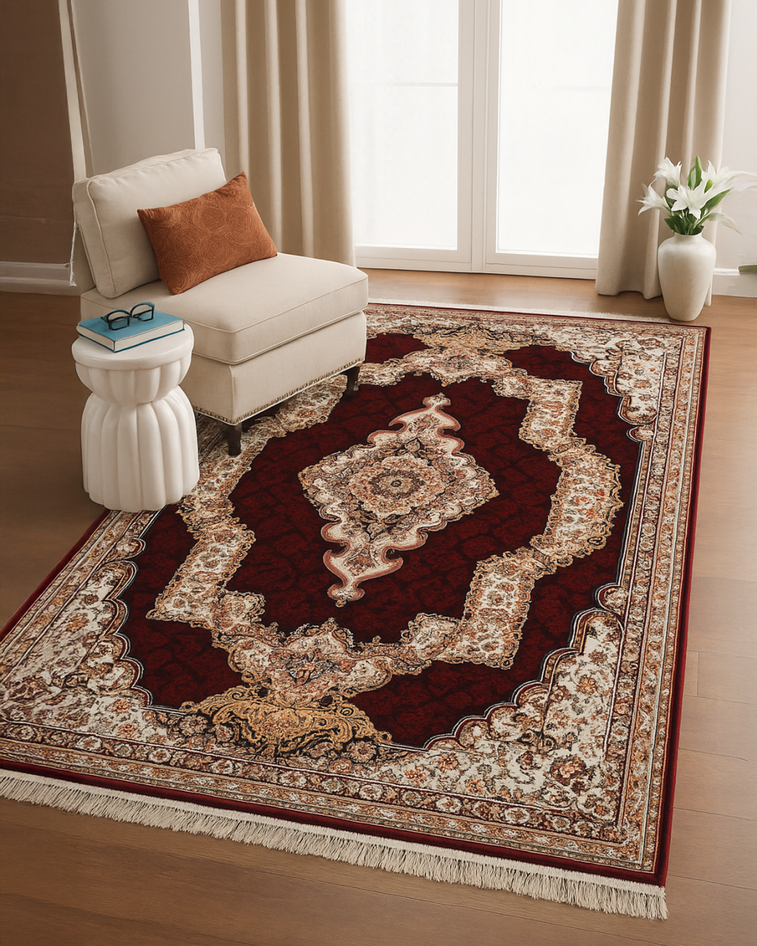 Classic Eastern Persian-Inspired Rug