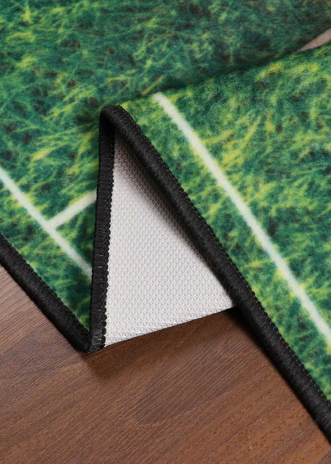 Football Field Area Rug – Soccer Sports Stadium Design for Kids Rooms