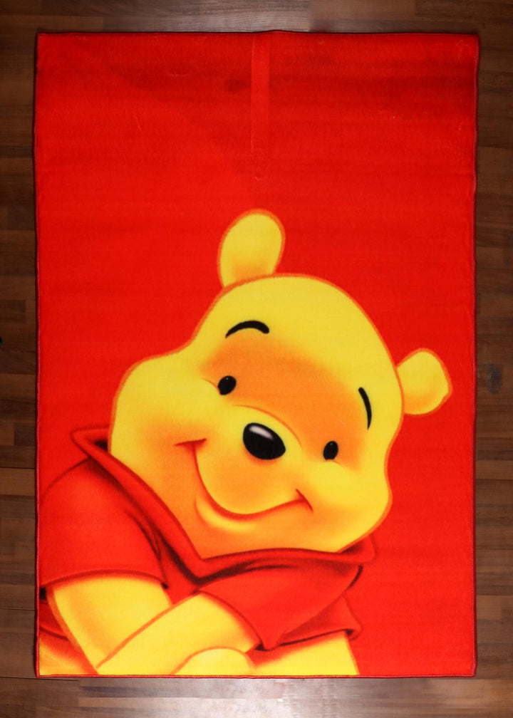 Winnie The Pooh Living Room Rug  for Kids Spaces