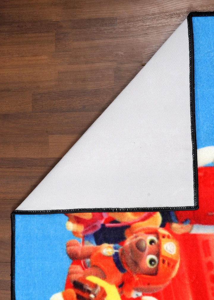 Paw Patrol Rug For Kids - Non-Woven with TPR Backing