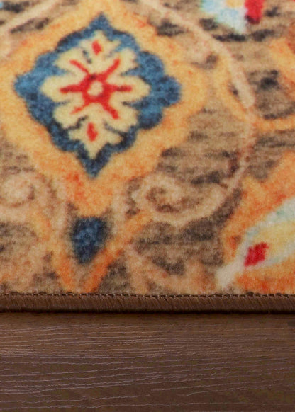 Multi Color Floral Print Runner