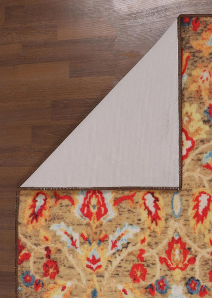Multi Color Floral Print Runner