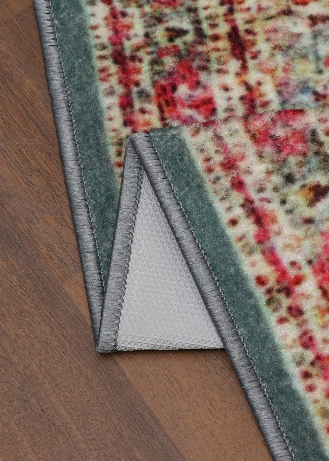 Faded Teal Medallion Rug
