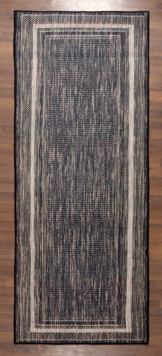 Multi Color Criss Cross Print Runner