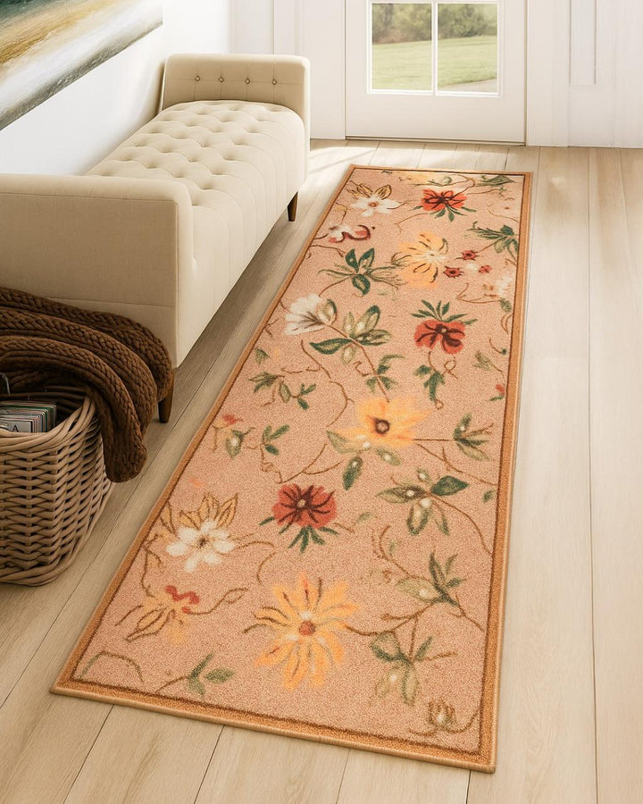 Multi Color Floral Print Runner