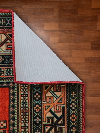 Multi Color Tribal Print Rug
