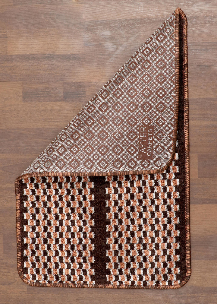 Tufted Door Mat with dot felt back