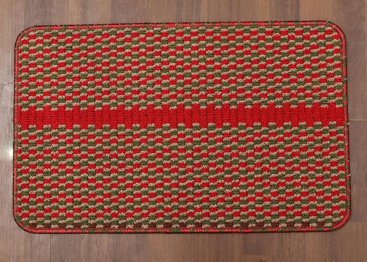 Tufted Door Mat with dot felt back