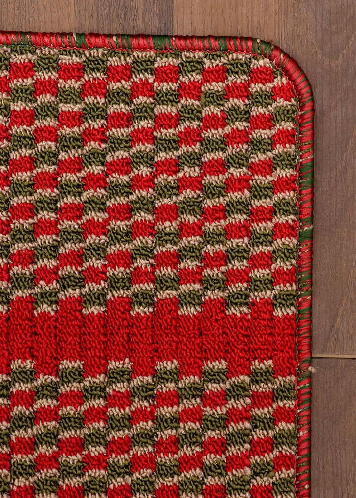 Tufted Door Mat with dot felt back