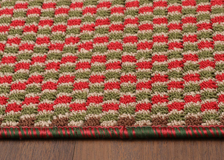 Tufted Door Mat with dot felt back