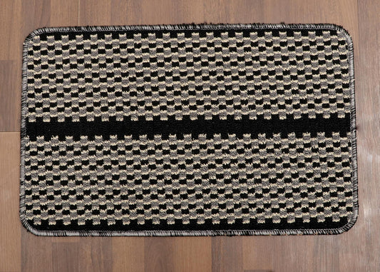 Tufted Door Mat with dot felt back